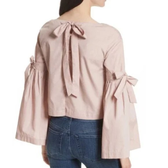 Free People So Obviously Yours Bell Sleeve Top - Picture 4 of 12